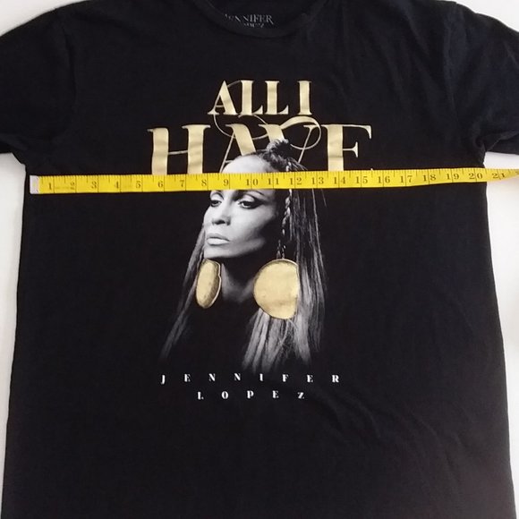 Jennifer Lopez All I Have Los Vegas black Tee - Picture 6 of 7